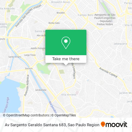 Mapa Av  Sargento Geraldo Santana  683