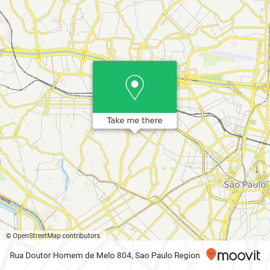 Rua Doutor Homem de Melo 804 map