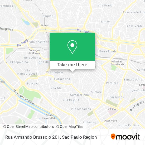 Rua Armando Brussolo 201 map