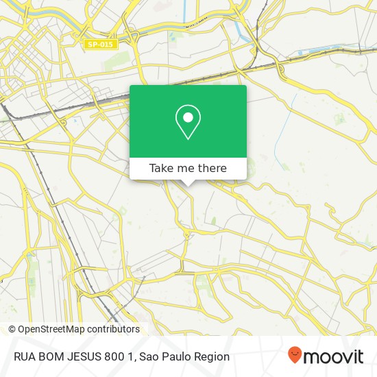 Mapa RUA BOM JESUS  800 1