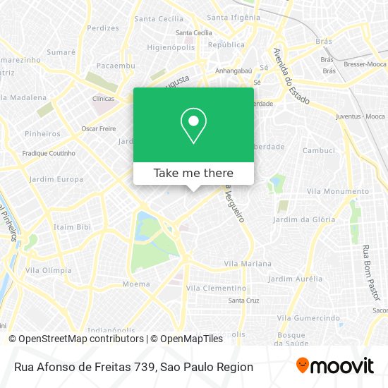 Rua Afonso de Freitas 739 map