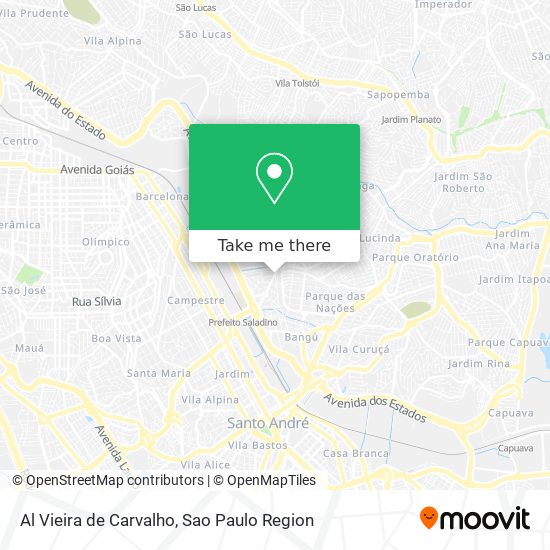 Al Vieira de Carvalho map