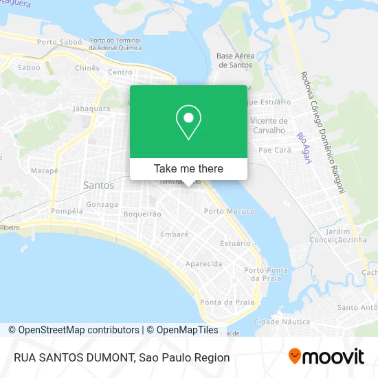 RUA SANTOS DUMONT map