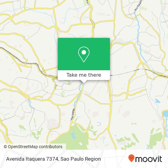 Mapa Avenida Itaquera 7374