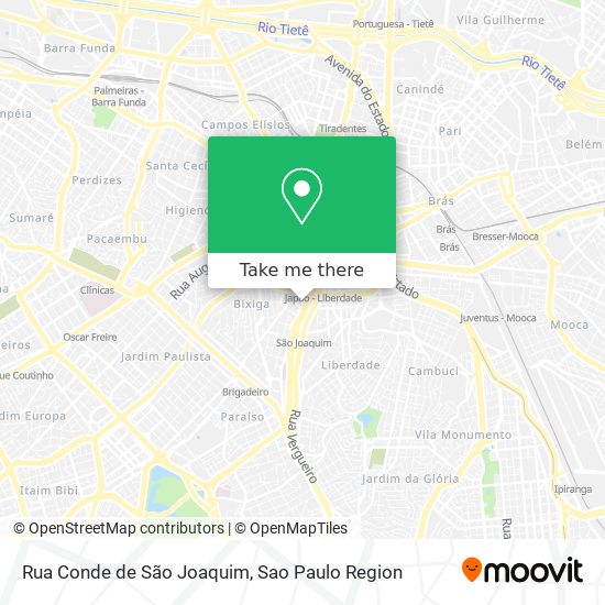 Rua Conde de São Joaquim map