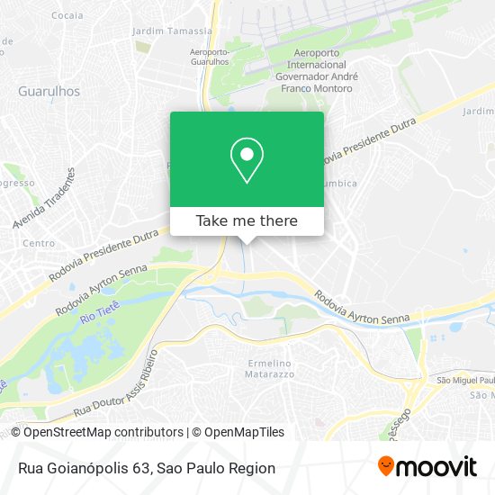 Rua Goianópolis 63 map