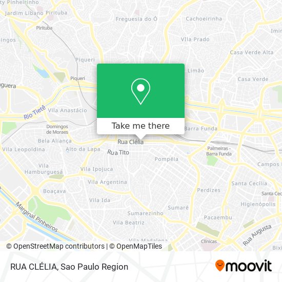 RUA CLÉLIA map