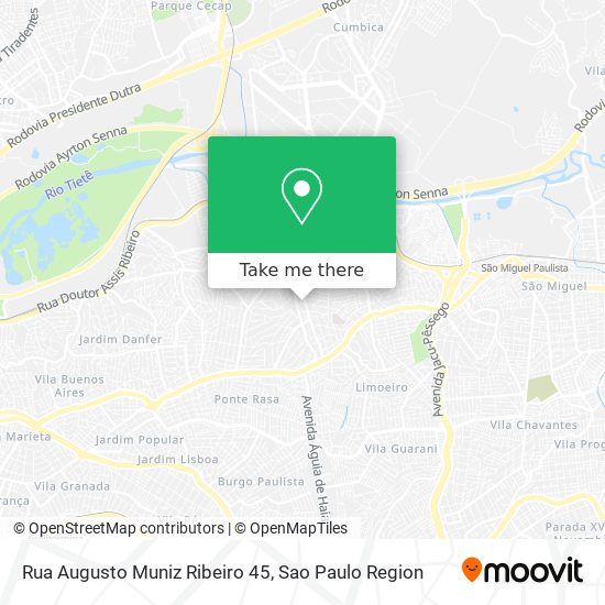 Rua Augusto Muniz Ribeiro 45 map