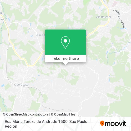 Rua Maria Tereza de Andrade 1500 map