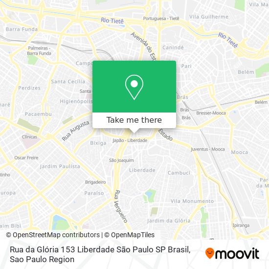 Rua da Glória  153   Liberdade  São Paulo   SP  Brasil map