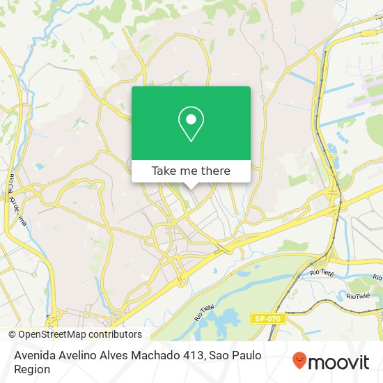 Mapa Avenida Avelino Alves Machado 413