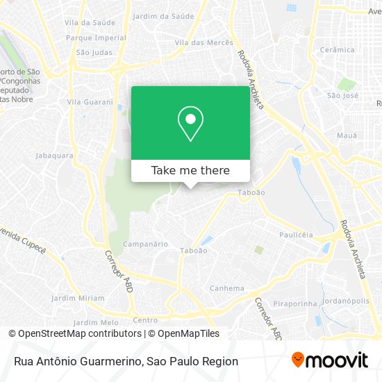 Rua Antônio Guarmerino map