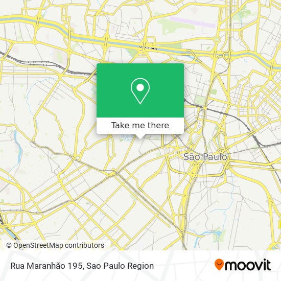 Mapa Rua Maranhão 195