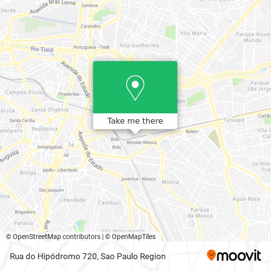 Mapa Rua do Hipódromo  720