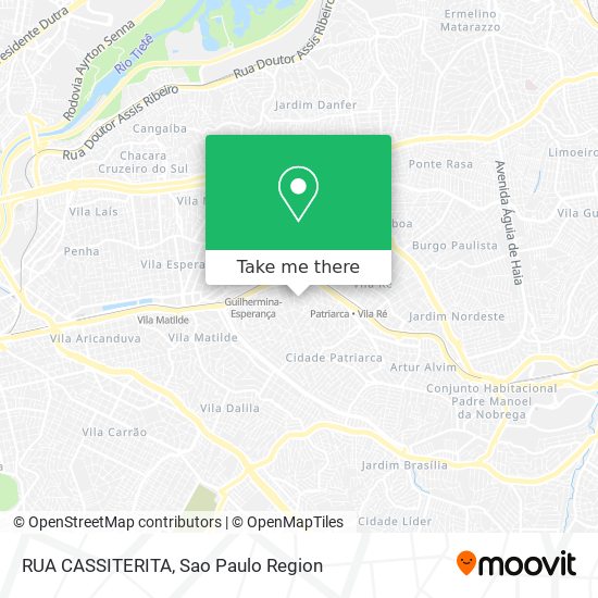 RUA CASSITERITA map