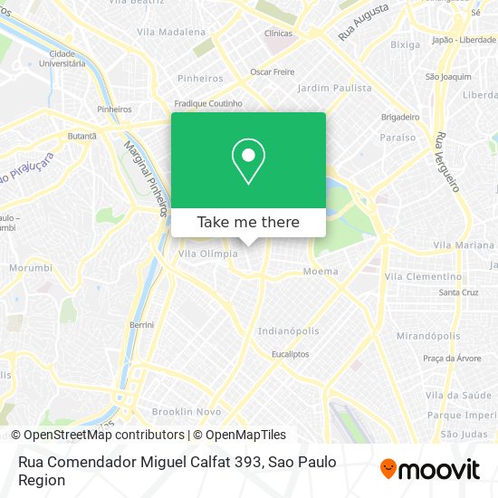 Mapa Rua Comendador Miguel Calfat 393