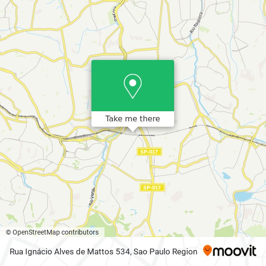 Rua Ignácio Alves de Mattos 534 map