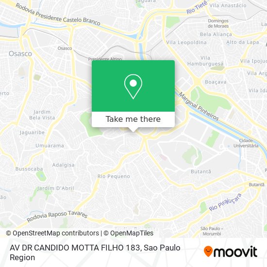 AV  DR  CANDIDO MOTTA FILHO  183 map