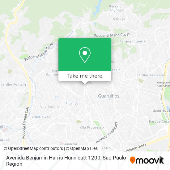 Mapa Avenida Benjamin Harris Hunnicutt 1200