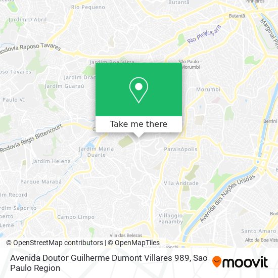 Avenida Doutor Guilherme Dumont Villares  989 map