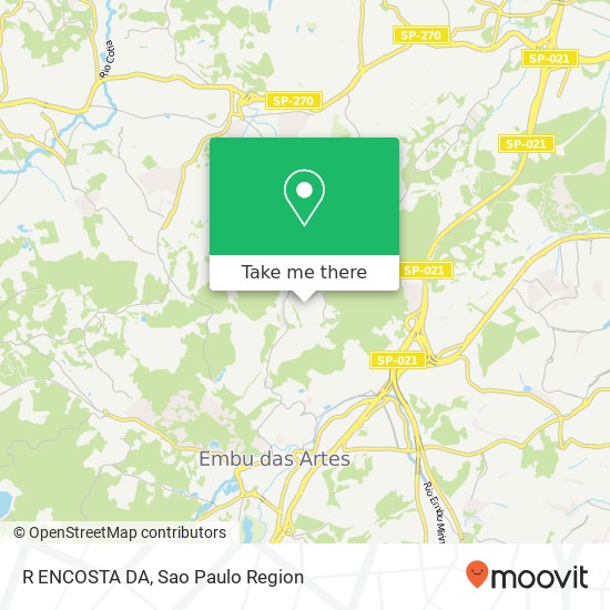 R ENCOSTA  DA map