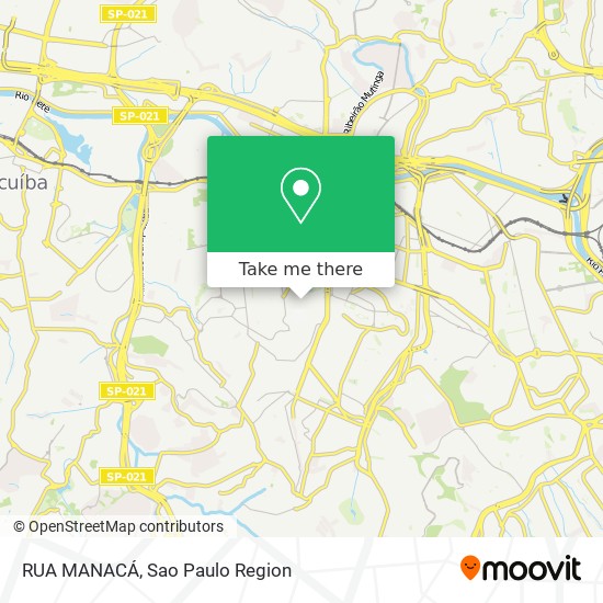 RUA MANACÁ map