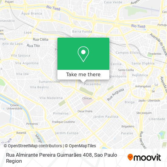 Rua Almirante Pereira Guimarães 408 map