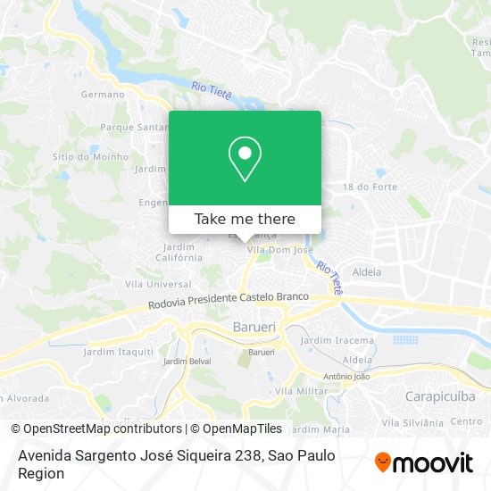 Avenida Sargento José Siqueira 238 map