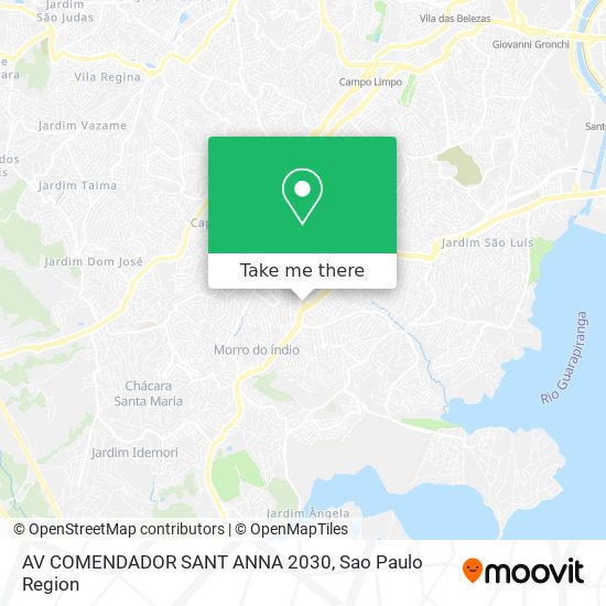 AV COMENDADOR SANT ANNA 2030 map