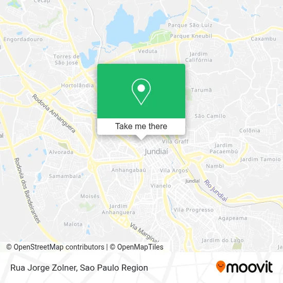 Rua Jorge Zolner map
