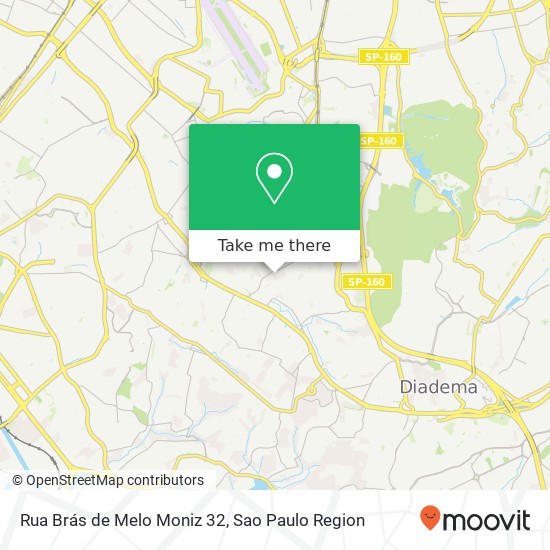 Mapa Rua Brás de Melo Moniz 32