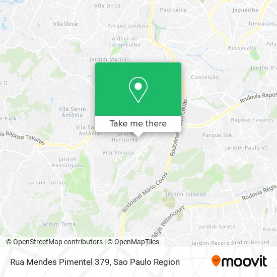 Rua Mendes Pimentel 379 map