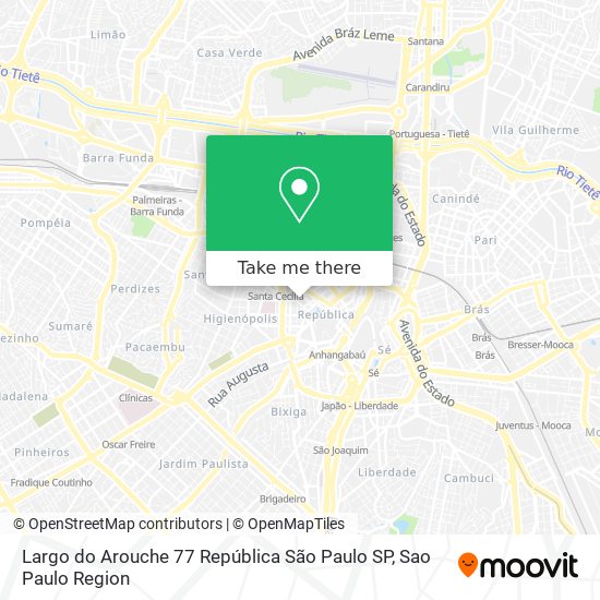Largo do Arouche  77   República  São Paulo   SP map