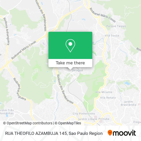 RUA THEOFILO AZAMBUJA 145 map