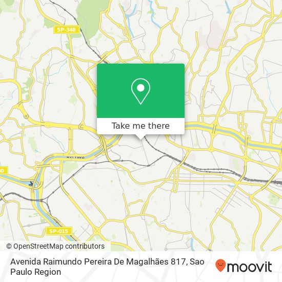 Mapa Avenida Raimundo Pereira De Magalhães 817