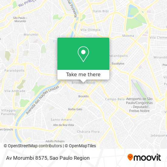 Mapa Av Morumbi 8575