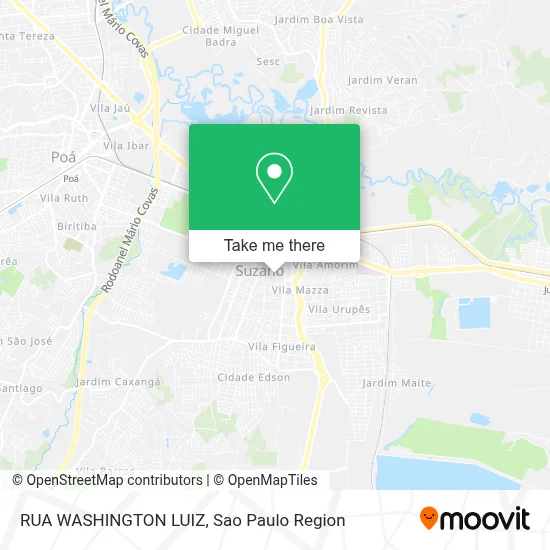 RUA WASHINGTON LUIZ map
