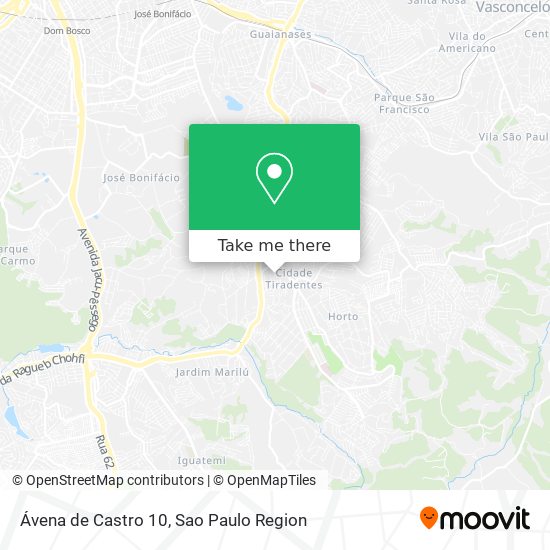 Ávena de Castro 10 map