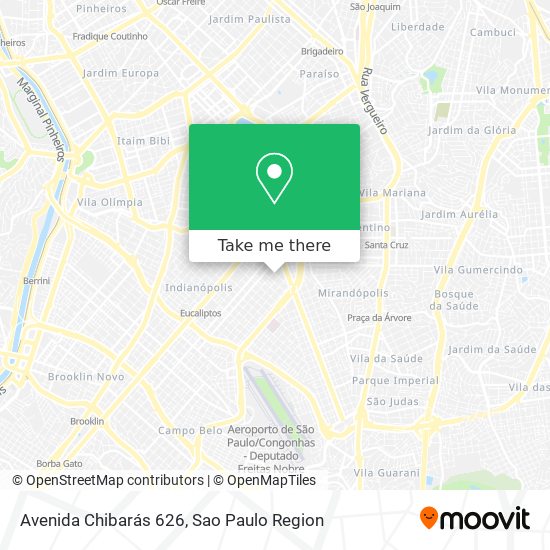 Mapa Avenida Chibarás 626