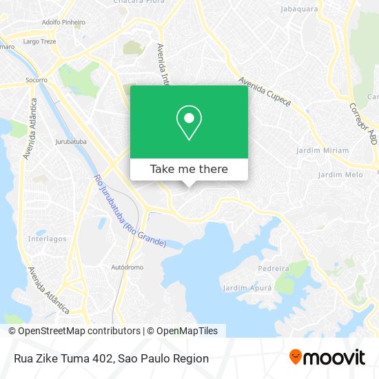 Mapa Rua Zike Tuma 402