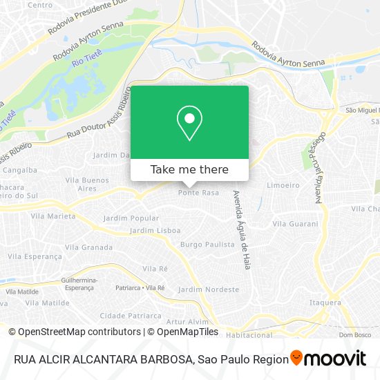 RUA ALCIR ALCANTARA BARBOSA map