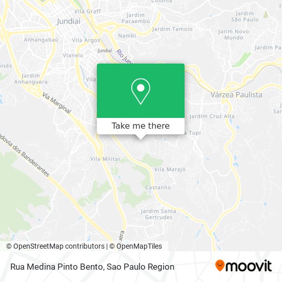 Rua Medina Pinto Bento map