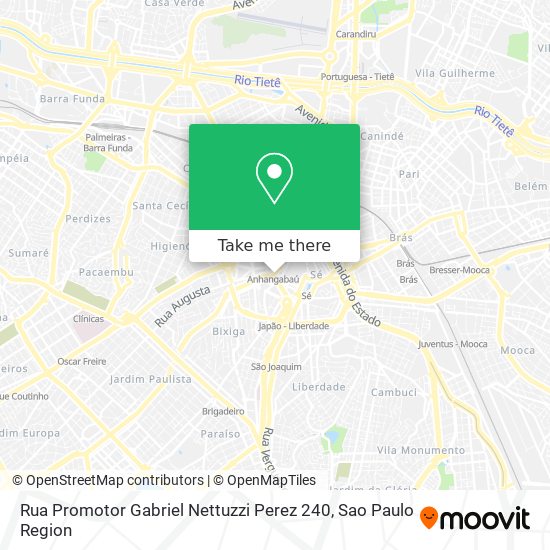 Mapa Rua Promotor Gabriel Nettuzzi Perez 240