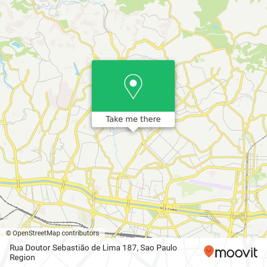 Mapa Rua Doutor Sebastião de Lima 187