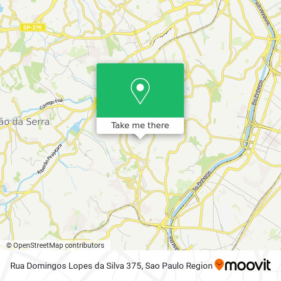 Mapa Rua Domingos Lopes da Silva 375