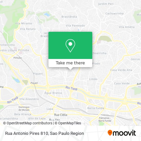 Rua Antonio Pires  810 map