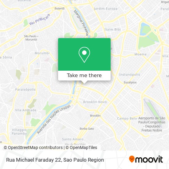 Rua Michael Faraday 22 map