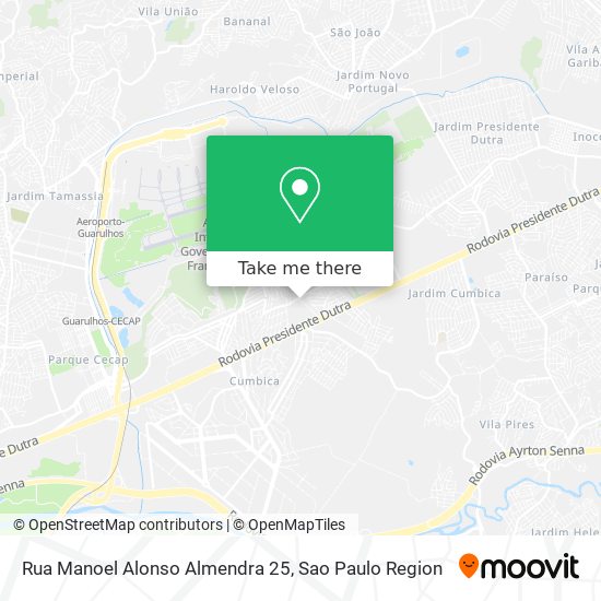 Rua Manoel Alonso Almendra 25 map