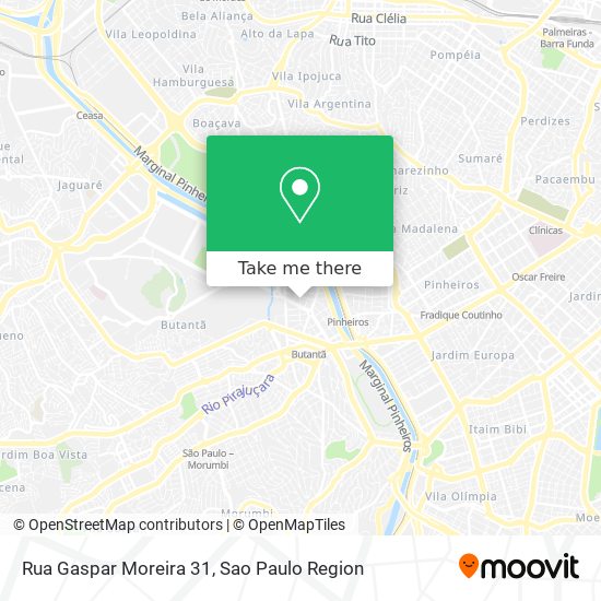 Rua Gaspar Moreira 31 map