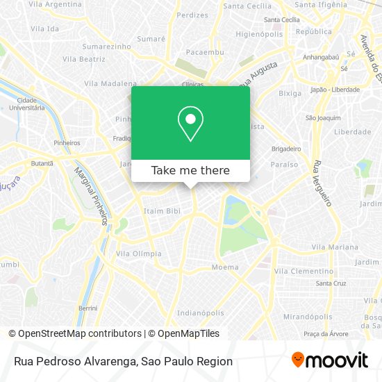 Rua Pedroso Alvarenga map